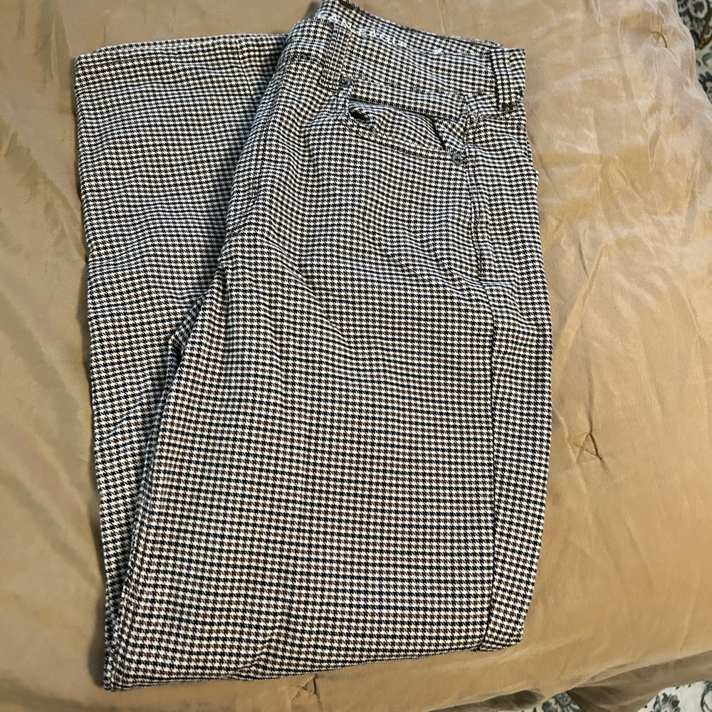 AE Plaid Mom jean